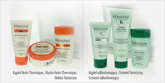 Kosmetyki Kerastase w wersji mini.