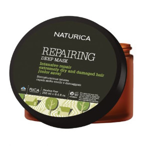  Rica Naturica Repairing | Maska wzmacniająco-naprawcza zapobiegająca rozdwajaniu końcówek 250ml 