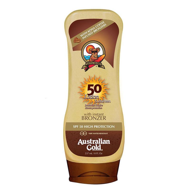 Australian Gold SPF 50 Lotion Bronzer - Balsam do opalania z bronzerem 237ml