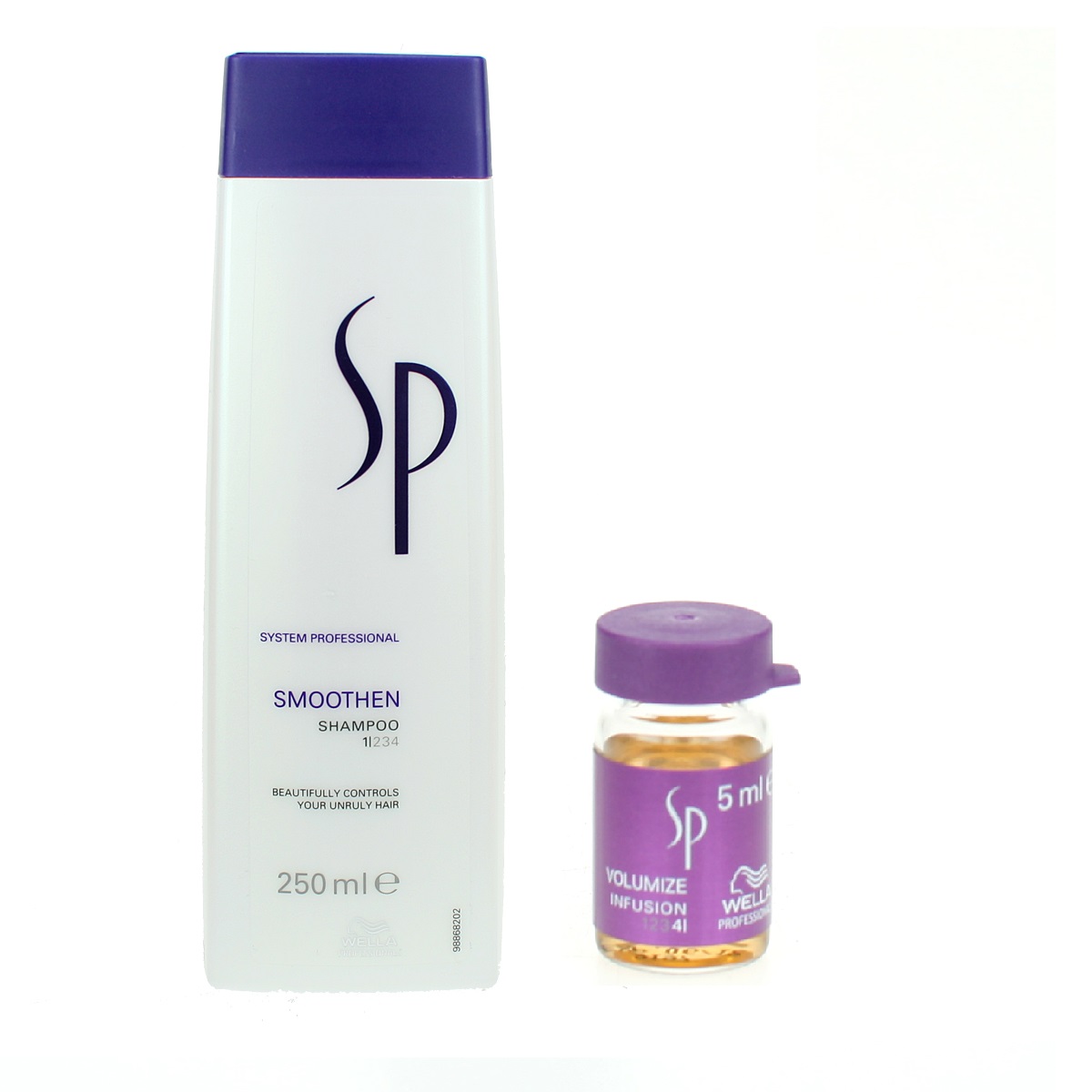 SP Smoothen | Zestaw wygładzający: szampon 250ml + esencja wygładzająca 5ml