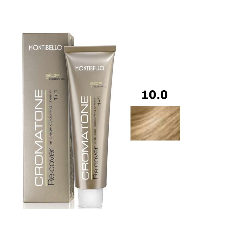 Cromatone Recover | Trwała farba do włosów - kolor 10.0 naturalny bardzo jasny blond 60ml