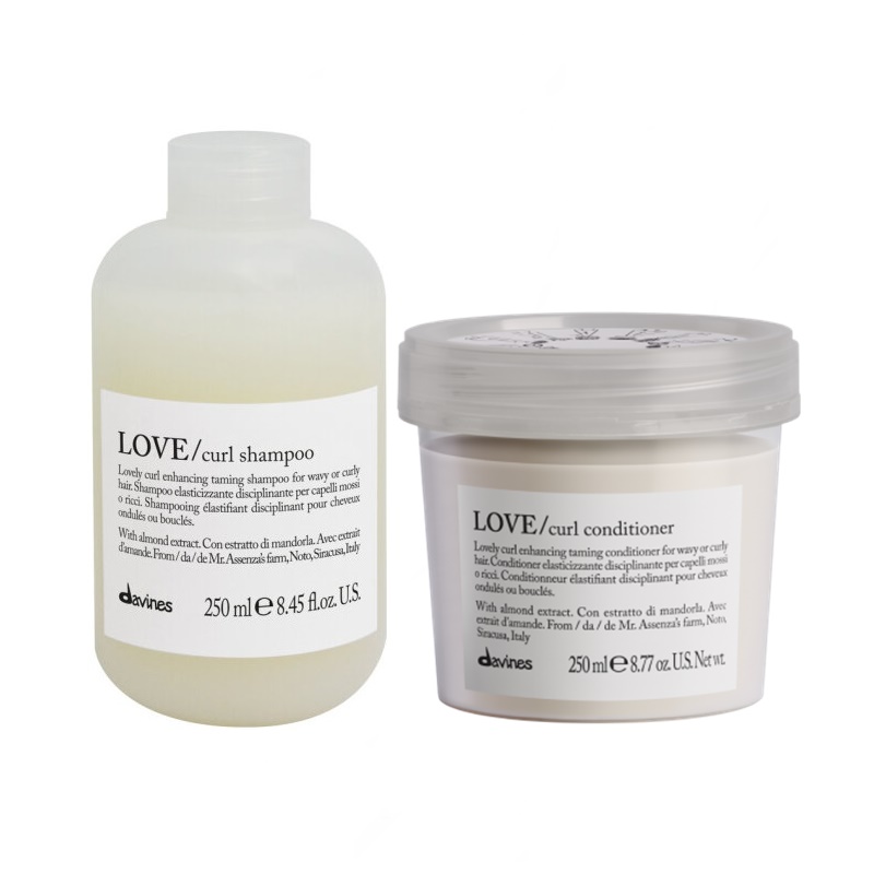 Love Curl | Zestaw podkreślający skręt włosów: szampon 250ml + odżywka 250ml 