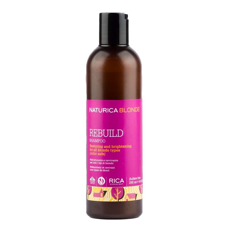 Naturica Blond Rebuild | Odżywczy szampon do włosów blond 250ml