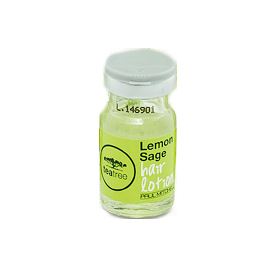 Tea Tree Keravis and Lemon Sage Hair Lotion | Kuracja dodająca włosom gęstości i objętości (przetłuszczająca się skóra głowy) 6ml