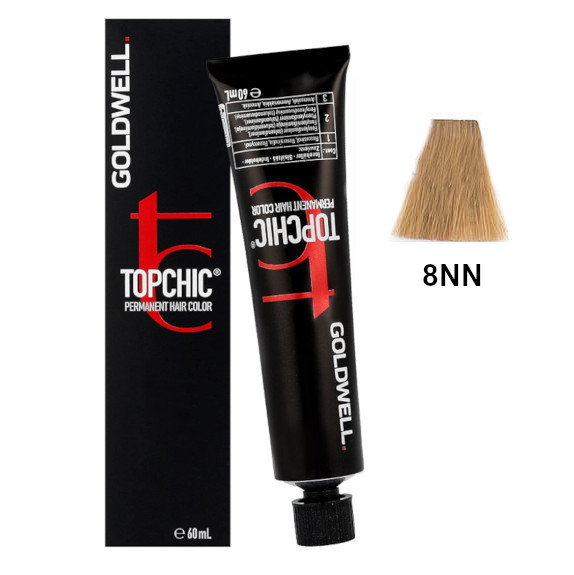 Topchic 8NN | Trwała farba do włosów - kolor: naturalny ekstra mocny jasny blond 60ml - uszkodzony kartonik zewnętrzny