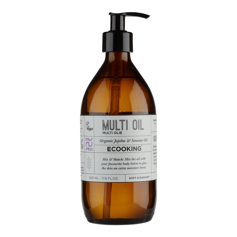Multi Oil | Multi Oil - organiczny olej do ciała, twarzy i włosów o zapachu pomarańczy i lawendy 500ml