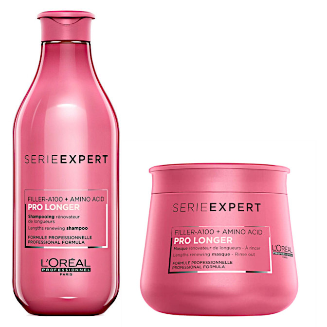 Pro Longer | Zestaw do włosów długich: szampon 300ml + maska 250ml