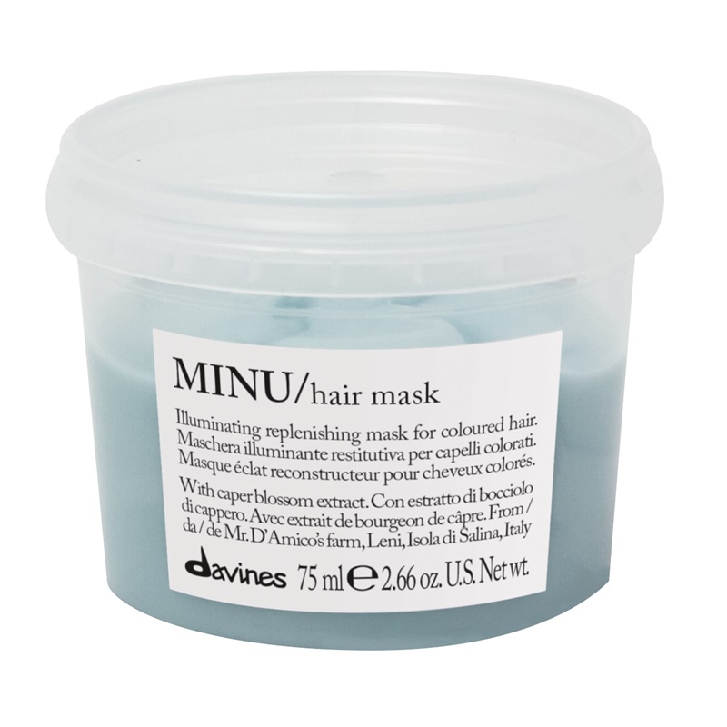 Minu | Rozświetlająca maska do włosów farbowanych 75ml