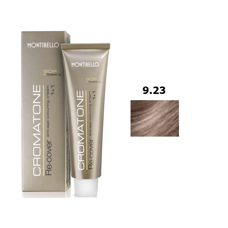 Cromatone Recover | Trwała farba do włosów - kolor 9.32 naturalny jasny złoty chłodny blond 60ml