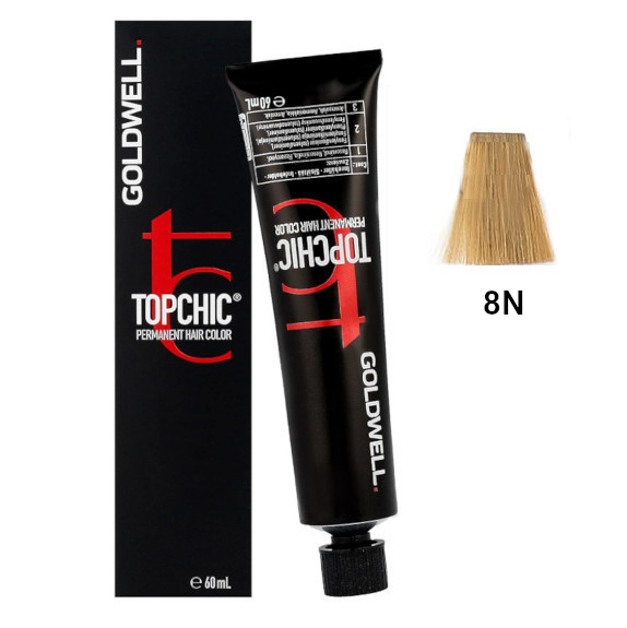 Topchic 8N | Trwała farba do włosów - kolor: naturalny jasny blond 60ml