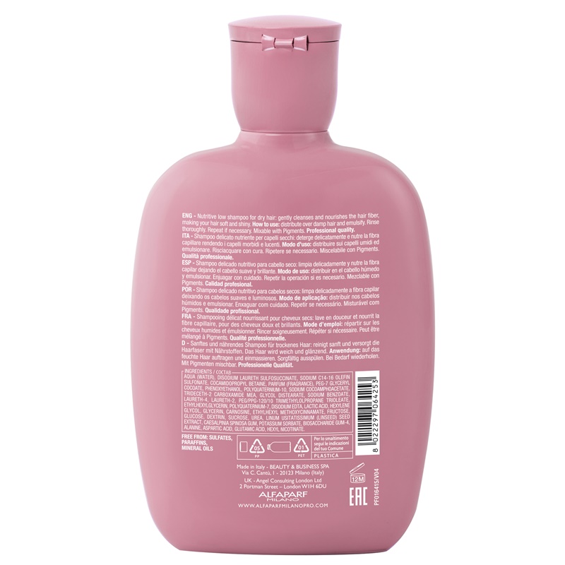 Semi Di Lino Moisture Nutritive | Nawilżający szampon niskopieniący 250ml