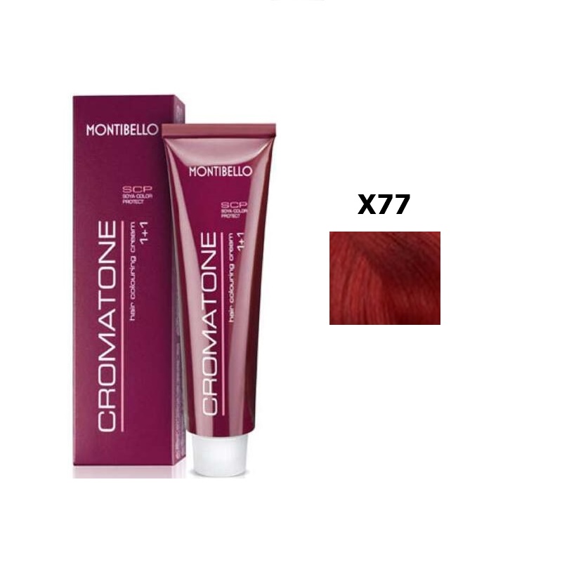 CromaXtrem | Trwała farba do włosów - kolor X77 intensywny czerwony 60ml