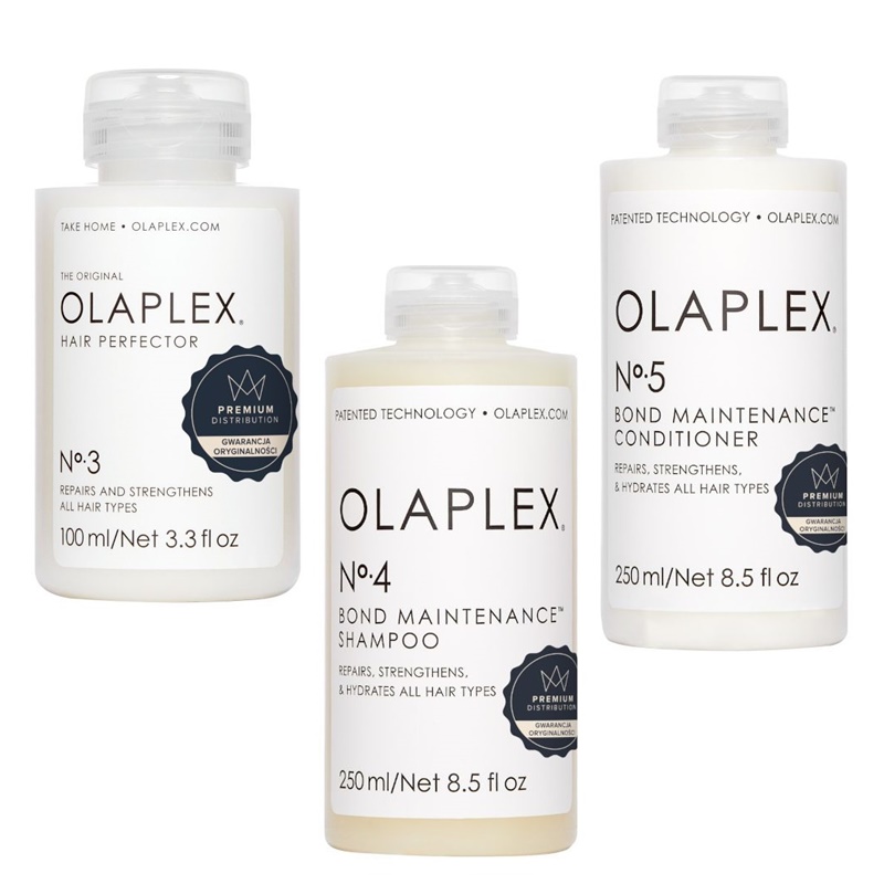 Olaplex No. | Zestaw odbudowujący do włosów: szampon 250ml + odzywka 250ml + kuracja 100ml