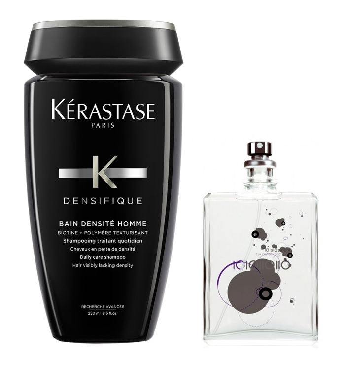 Zestaw dla mężczyzn | Densifique Densite Homme Bain | Szampon zagęszczający włosy - 250m, Perfumy Escentric Molecules 01 30ml 