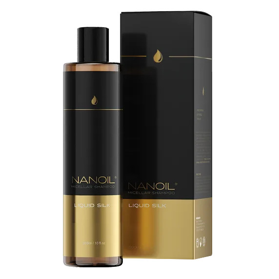 Liquid Silk | Micelarny szampon z jedwabiem wygładzający włosy 300ml