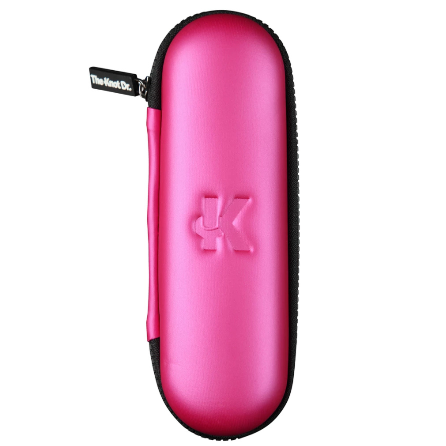 The Pro Mini Kit Fuchsia Pink | Kompaktowa szczotka do włosów + grzebień + etui