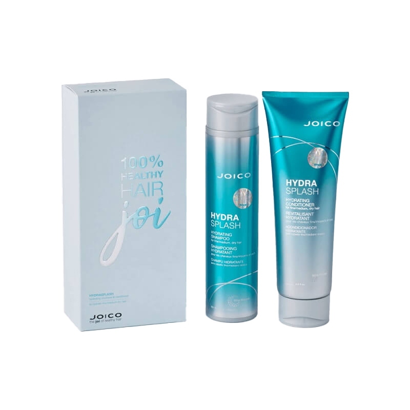 HydraSplash BOX | Zestaw nawilżający nieobciążający cienkich włosów: szampon 300ml + odżywka 250ml