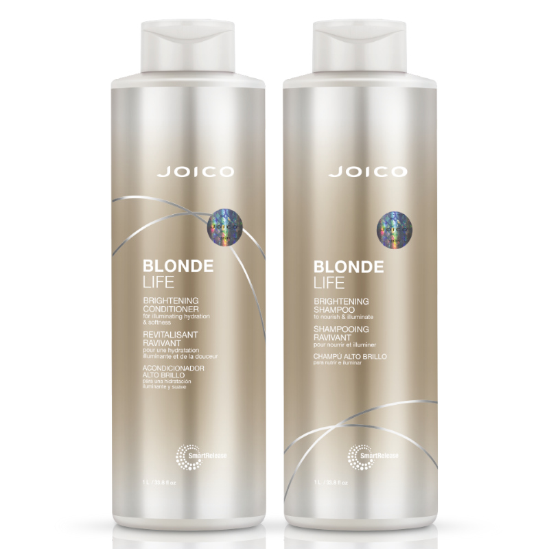 Blonde Life | Zestaw do włosów blond: szampon 1000ml + odżywka 1000ml