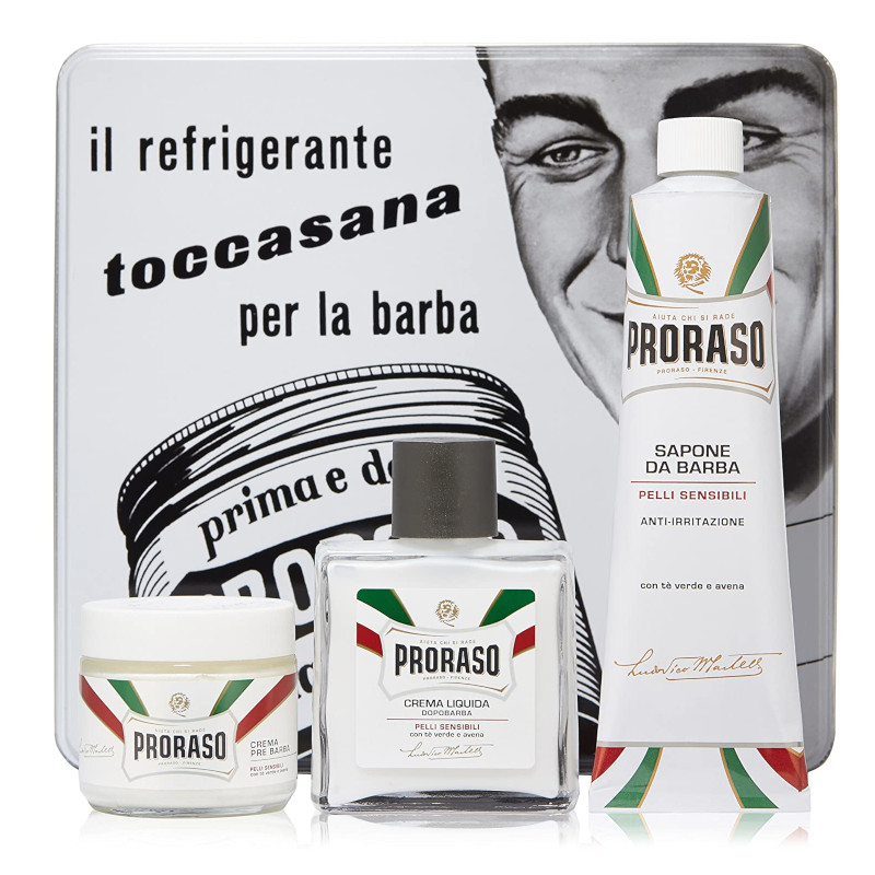 Vintage Selection Toccasana | Zestaw do golenia dla mężczyzn do skóry wrażliwej