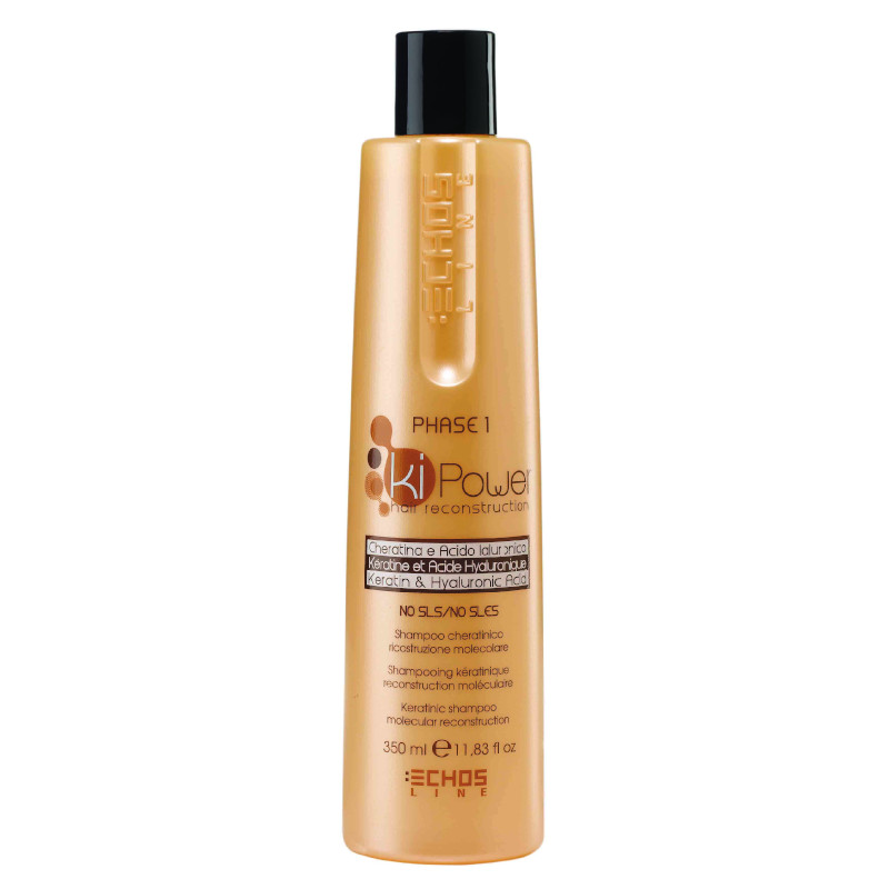 Ki Power | Keratynowy szampon regenerujący do włosów zniszczonych 350ml