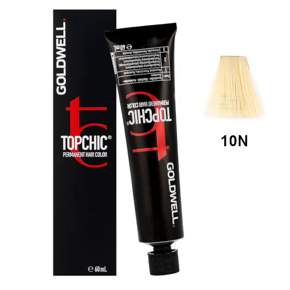 Topchic 10N | Trwała farba do włosów - kolor: naturalny ekstra jasny blond 60ml