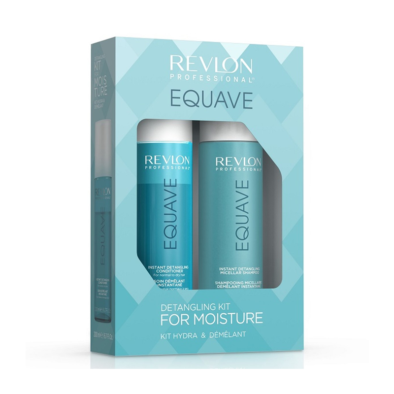 Equave | Nawilżający zestaw do włosów: szampon 250ml + odżywka w sprayu 200ml