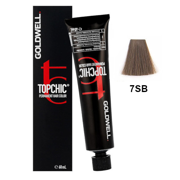 Topchic 7SB | Trwała farba do włosów - kolor: srebrny beż 60ml