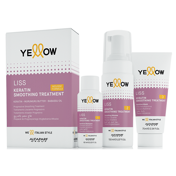 Yellow Liss | Zestaw do keratynowego prostowania włosów