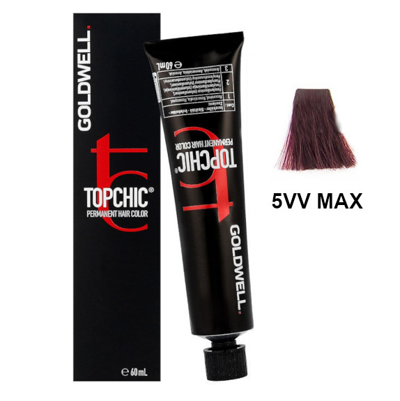 Topchic 5VV MAX | Trwała farba do włosów - kolor: prawdziwy fiolet 60ml