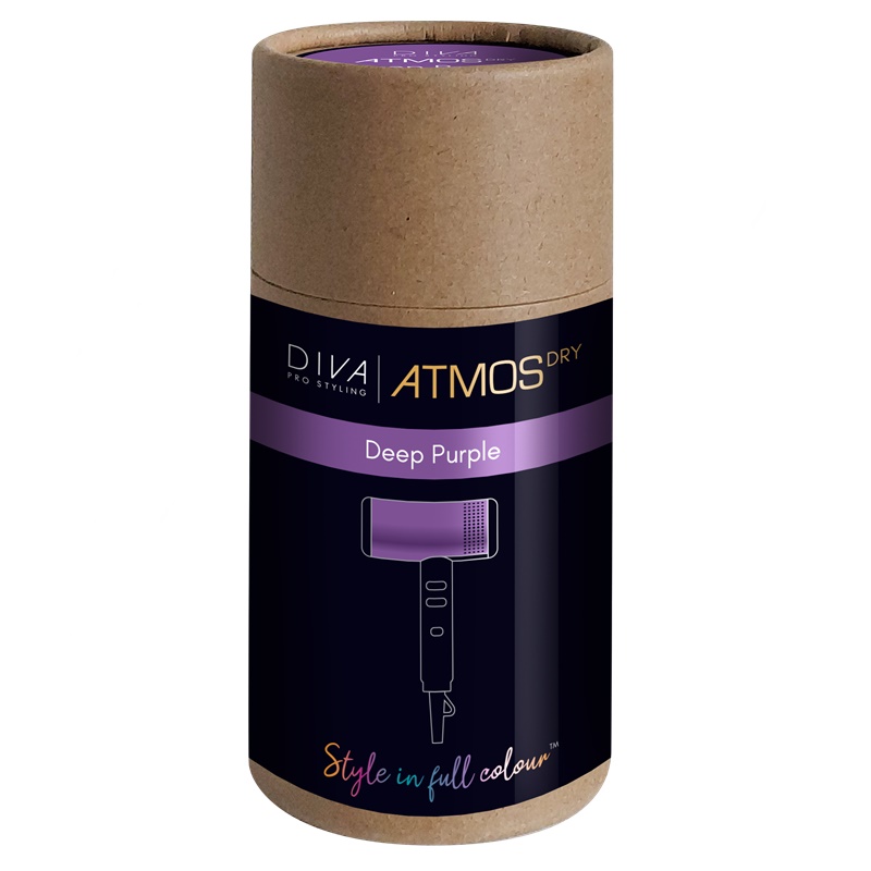 Atmos Dry | Nakładka na suszarkę Diva Atmos Dry - Deep Purple (SLE001DP)