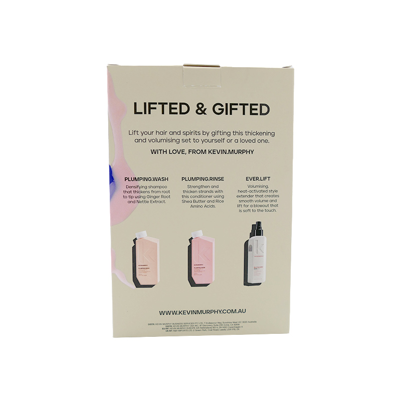 Lifted & Gifted Set | Zestaw do włosów cienkich, osłabionych i wypadających: szampon 250ml + odżywka 250ml + spray 150ml