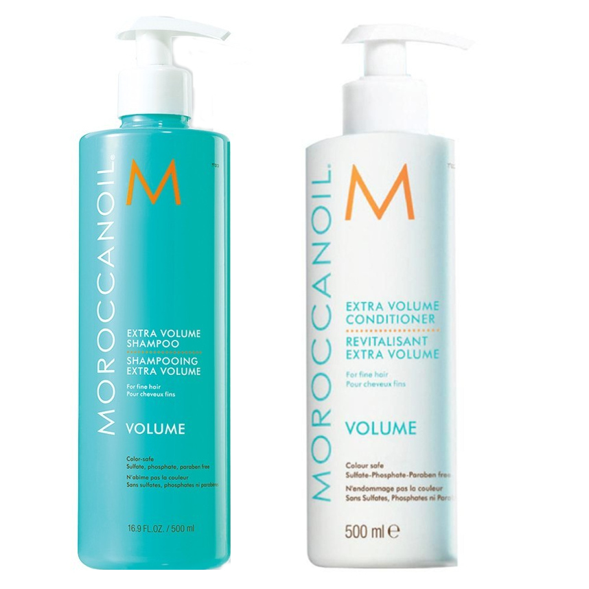 Extra Volume | Zestaw zwiększający objętość włosów: szampon 500ml + odżywka 500ml