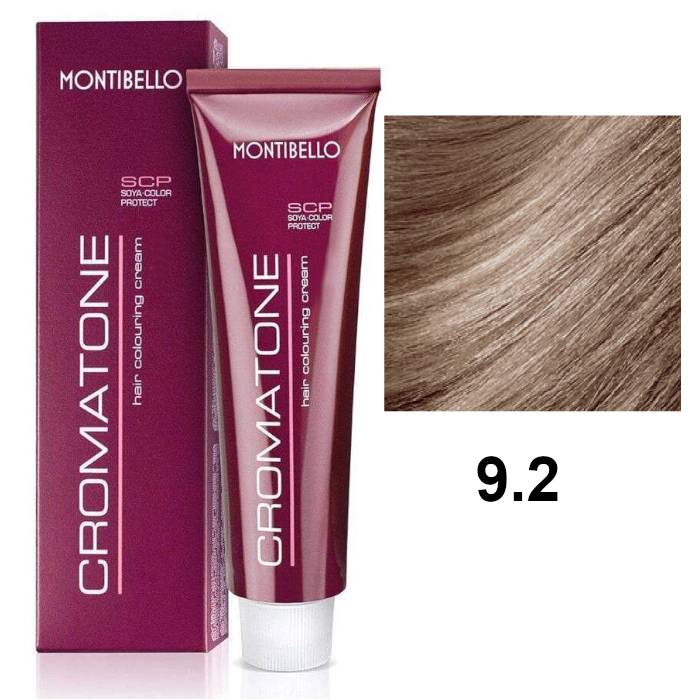 Cromatone | Trwała farba do włosów - kolor 9.2 perłowy bardzo jasny blond 60ml