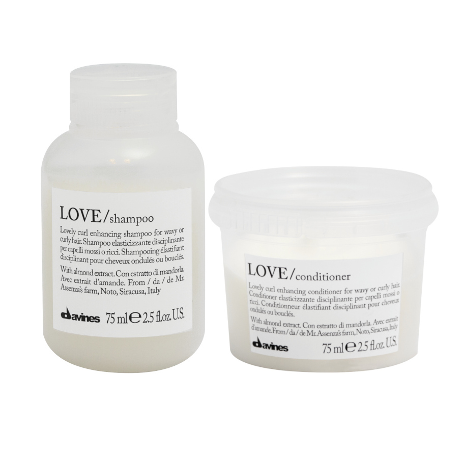 Love Curl | Minizestaw podkreślający skręt włosów: szampon 75ml + odżywka 75ml
