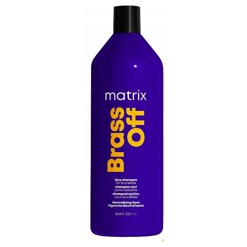 Matrix Total Results Brass Off | Szampon minimalizujący żółty odcień włosów blond 1000ml