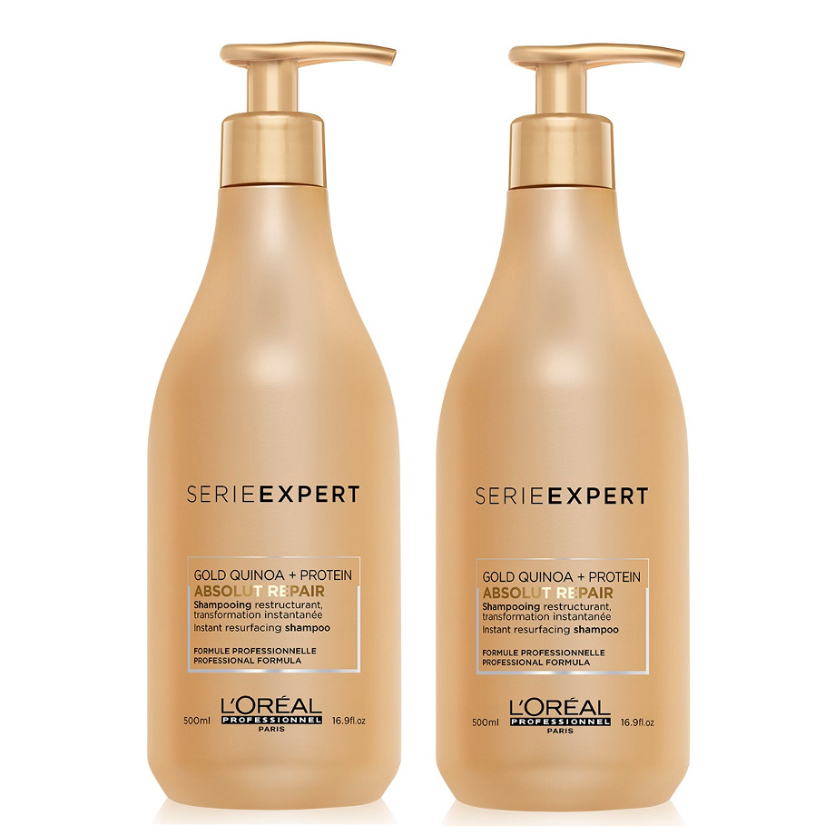 Absolut Repair | Zestaw: szampon regenerujący włosy zniszczone 2x500ml