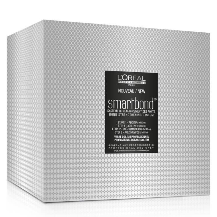 Smartbond Set | Zestaw wzmacniający włosy podczas koloryzacji i rozjaśniania: krok 1 Additive 500ml + krok 2 Pre-Shampoo 2x500ml