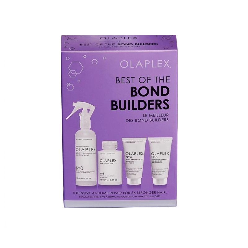 Best Of The Bond Builders | Zestaw do pielęgnacji włosów zniszczonych: kuracja intensywnie odbudowująca 155ml + kuracja wzmacniająca 100ml + szampon 30ml + odżywka 30ml