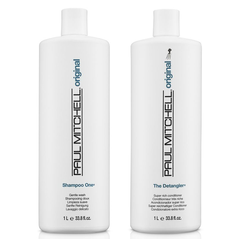 Original | Zestaw: szampon delikatnie oczyszczający 1000ml + odżywka nawilżająca 1000ml