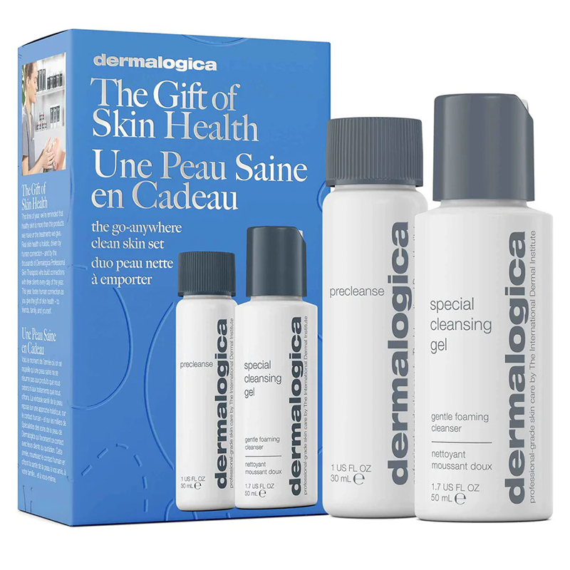 The Go-Anywhere Clean Skin Set | Zestaw do podwójnego oczyszczania: głęboko oczyszczający olejek 30ml + delikatny żel oczyszczający 50ml