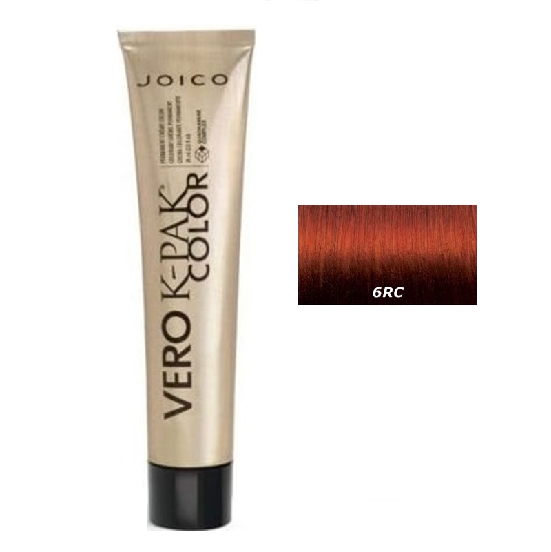 Vero K-Pak Color | Trwała farba do włosów - kolor 6RC jasny brąz czerwono-miedziany 74ml