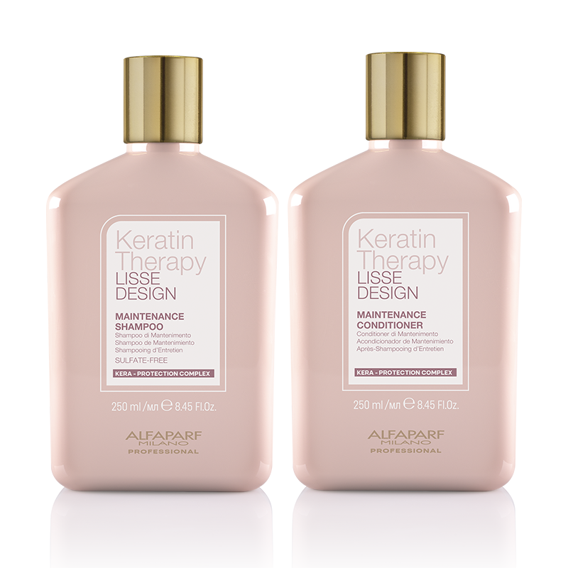 Keratin Therapy Maintenance | Zestaw podtrzymujący efekt wygładzenia: szampon 250ml + odżywka 250ml