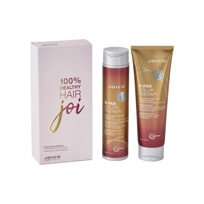 K-Pak Color Therapy | Zestaw do włosów farbowanych: szampon 300ml + odżywka 250ml