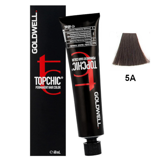 Topchic 5A | Trwała farba do włosów - kolor: popielaty jasny brąz 60ml