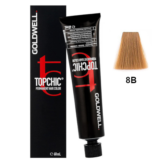 Topchic 8B | Trwała farba do włosów - kolor: jasny beżowy blond 60ml