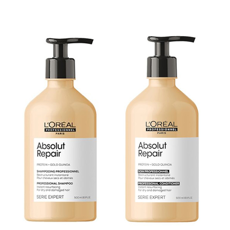 Absolut Repair | Zestaw regenerujący do włosów: szampon 500ml + odżywka 500ml 