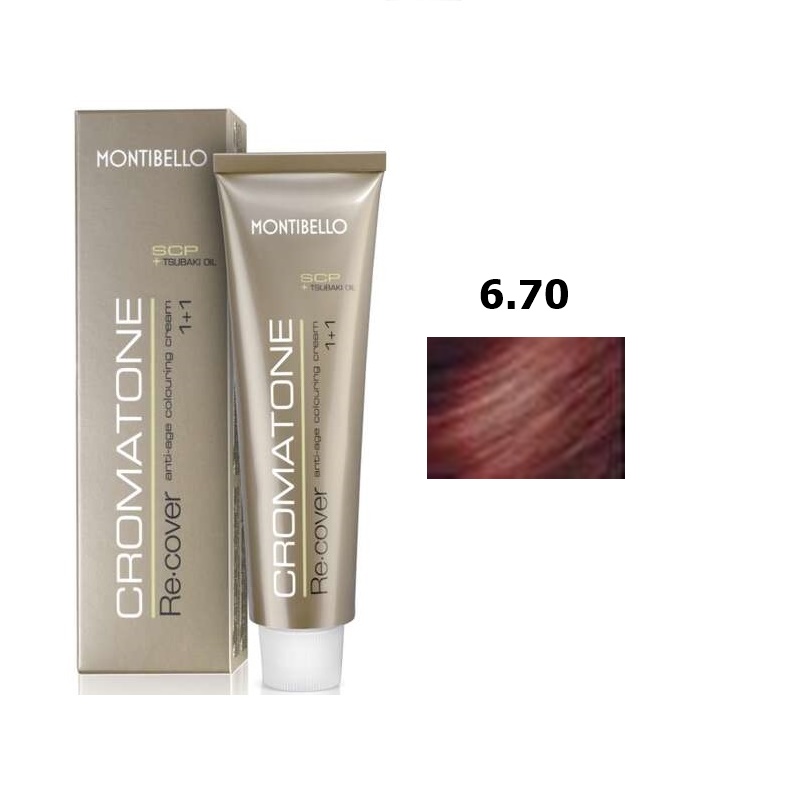 Cromatone Recover | Trwała farba do włosów - kolor 6.70 rubinowa czerwień 60ml