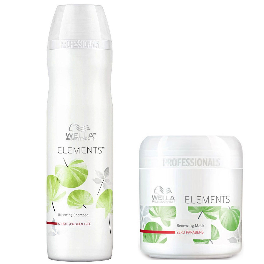 Elements | Zestaw odżywczy do każdego rodzaju włosów: szampon 250ml + maska 150ml