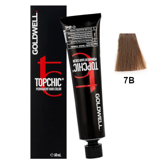 Topchic 7B | Trwała farba do włosów - kolor: beżowy średni blond 60ml