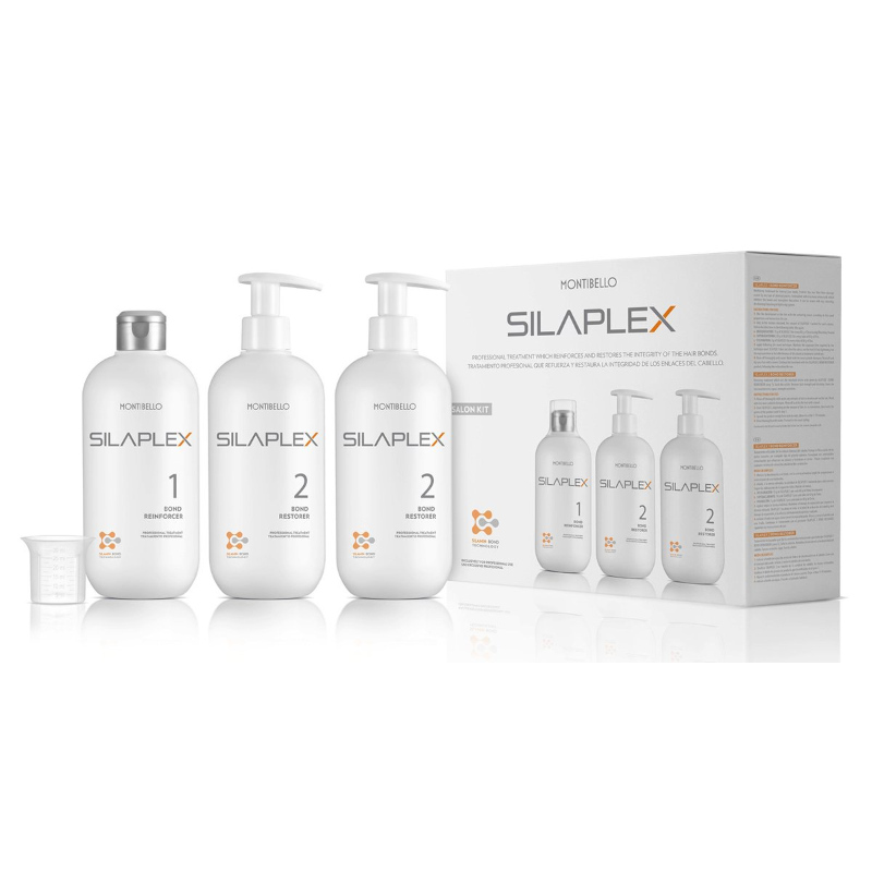 SILAPLEX | Zestaw wzmacniający włosy w tracie koloryzacji i rozjaśniania (500ml + 2x500ml)